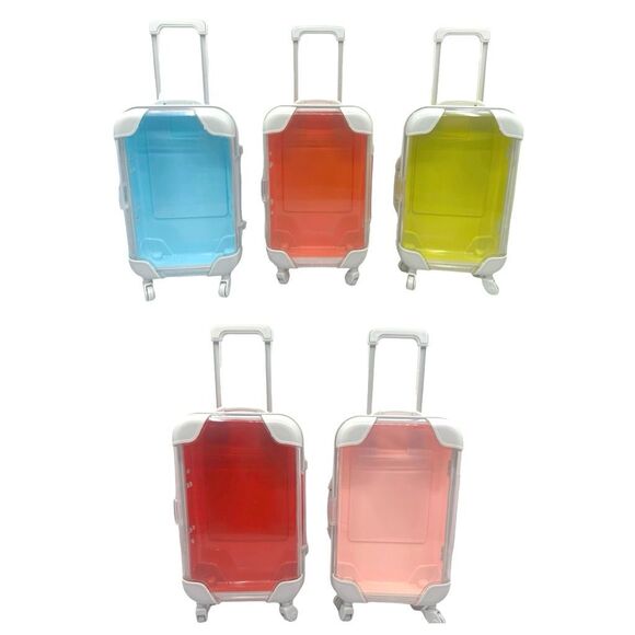 Tessco Mini Suitcase Party Favor / Trinket Box - Set of 5 - Picture 1 of 12